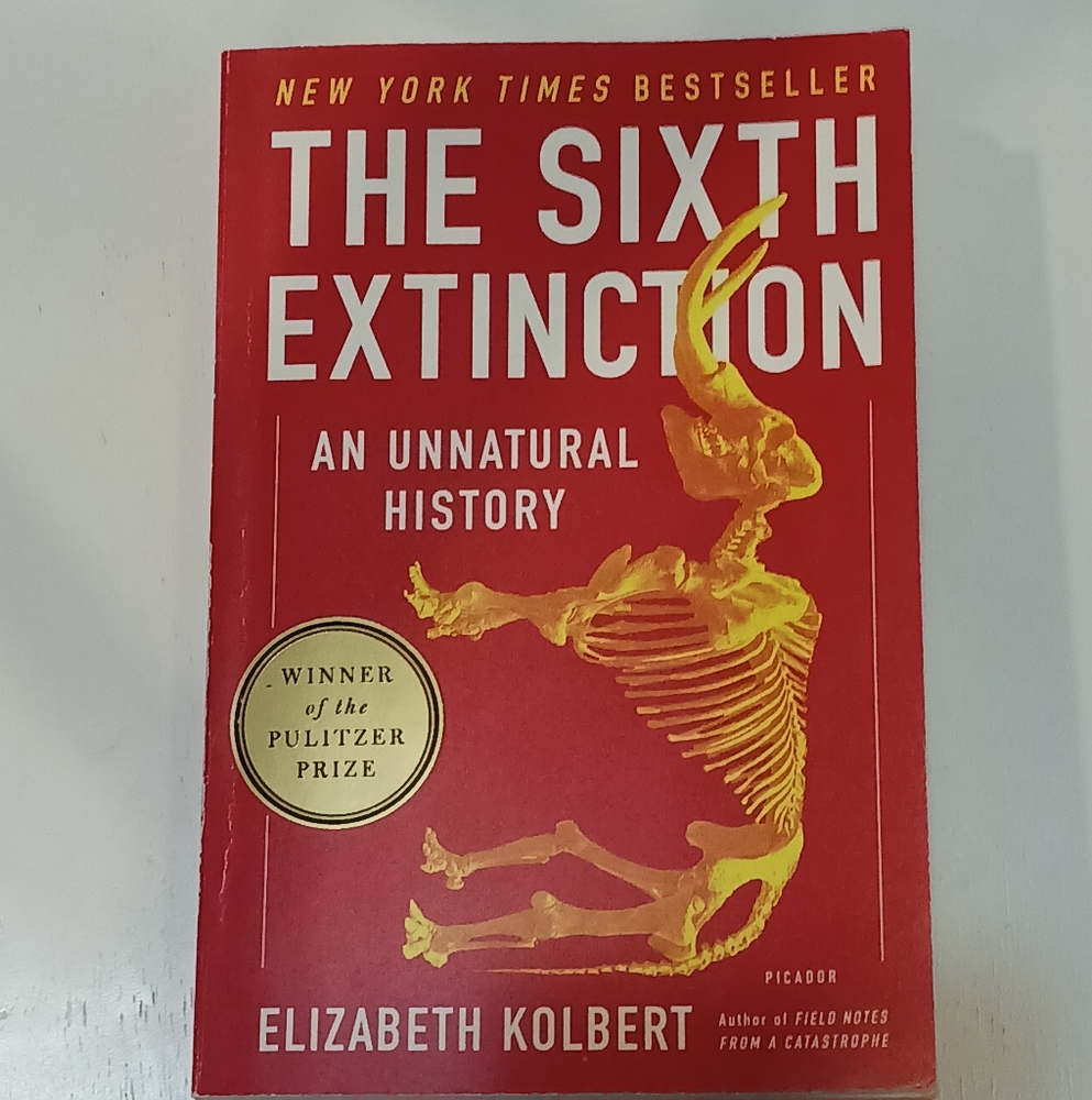 The Sixth Extinction Book - Red Cover